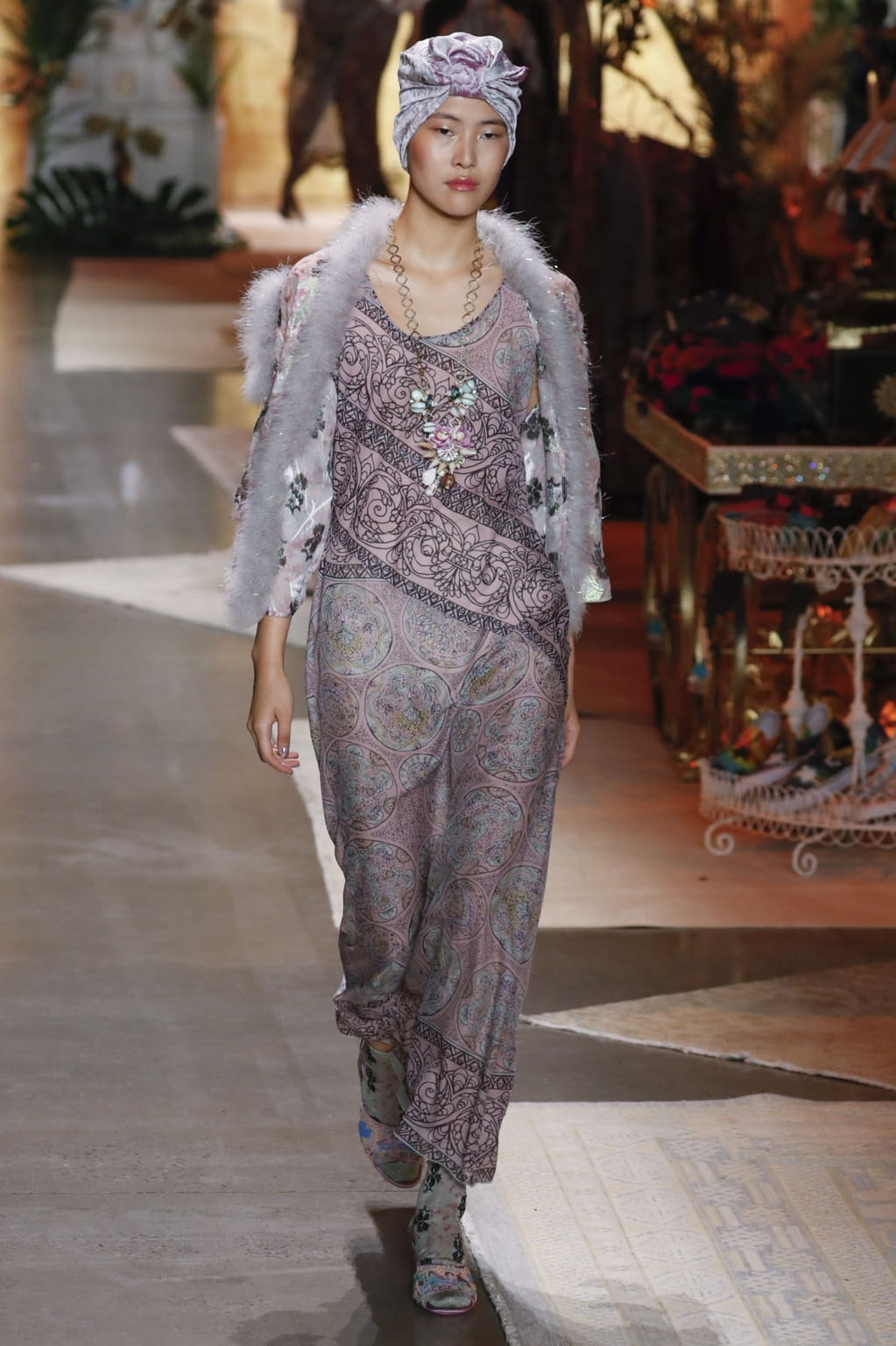 Fashion Week New York Spring/Summer 2019 look 49 de la collection Anna Sui womenswear