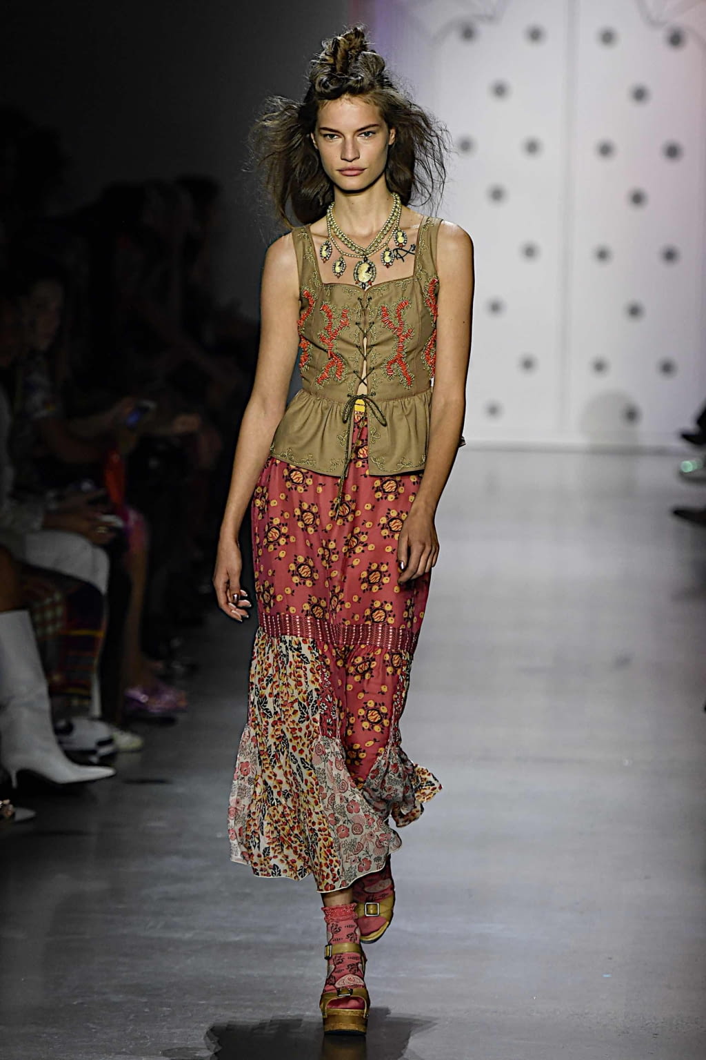 Fashion Week New York Spring/Summer 2020 look 8 de la collection Anna Sui womenswear