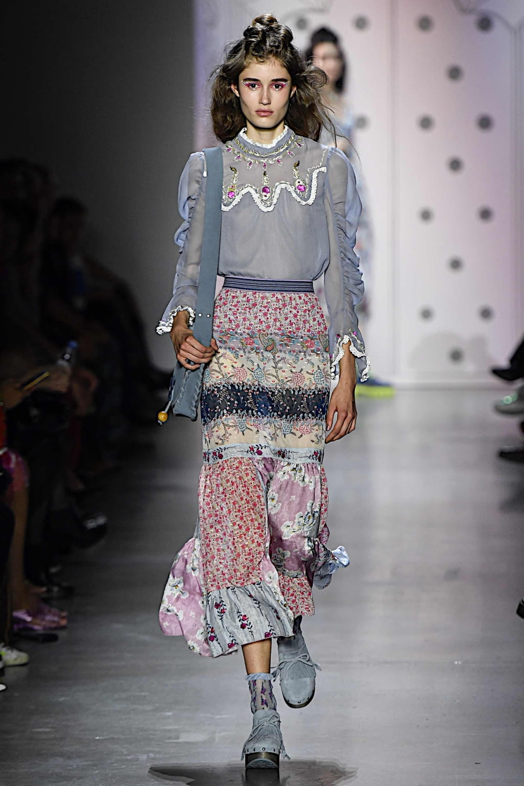 Fashion Week New York Spring/Summer 2020 look 18 from the Anna Sui collection 女装