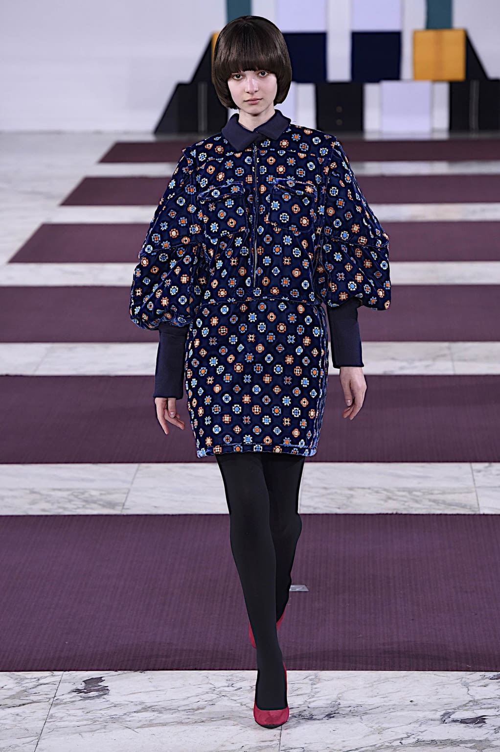 Fashion Week Paris Fall/Winter 2020 look 11 from the Anrealage collection womenswear