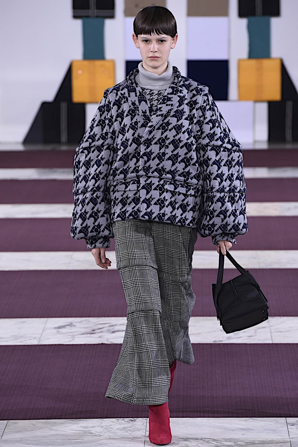 Fashion Week Paris Fall/Winter 2020 look 13 de la collection Anrealage womenswear