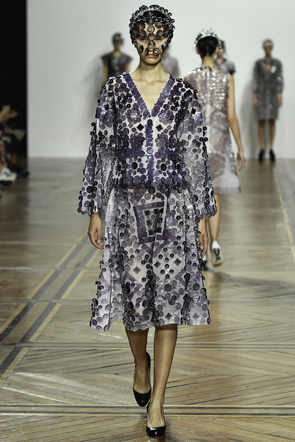 Fashion Week Paris Spring/Summer 2019 look 6 from the Anrealage collection womenswear