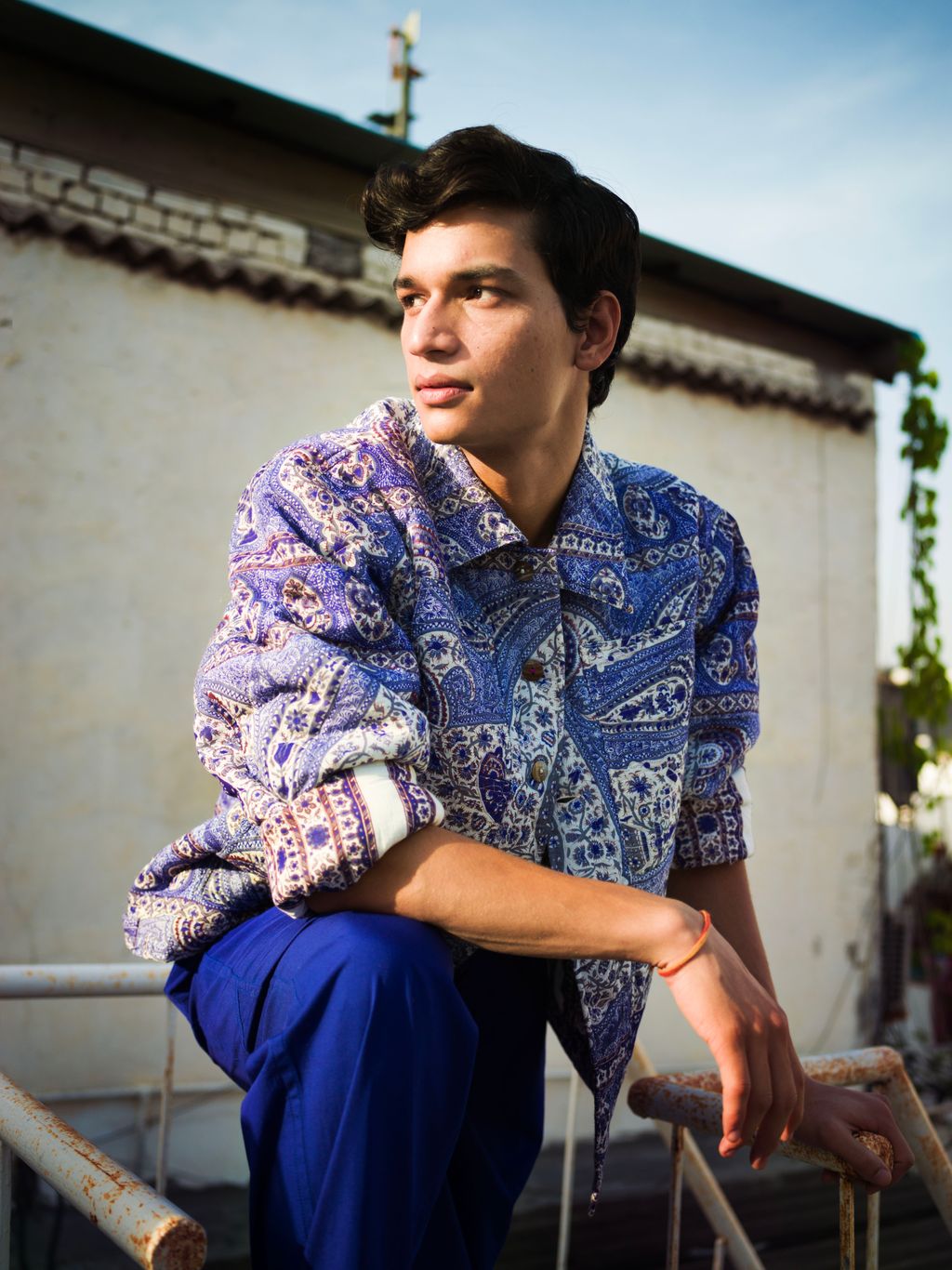 Fashion Week Paris Spring/Summer 2024 look 49 from the Antik Batik collection menswear