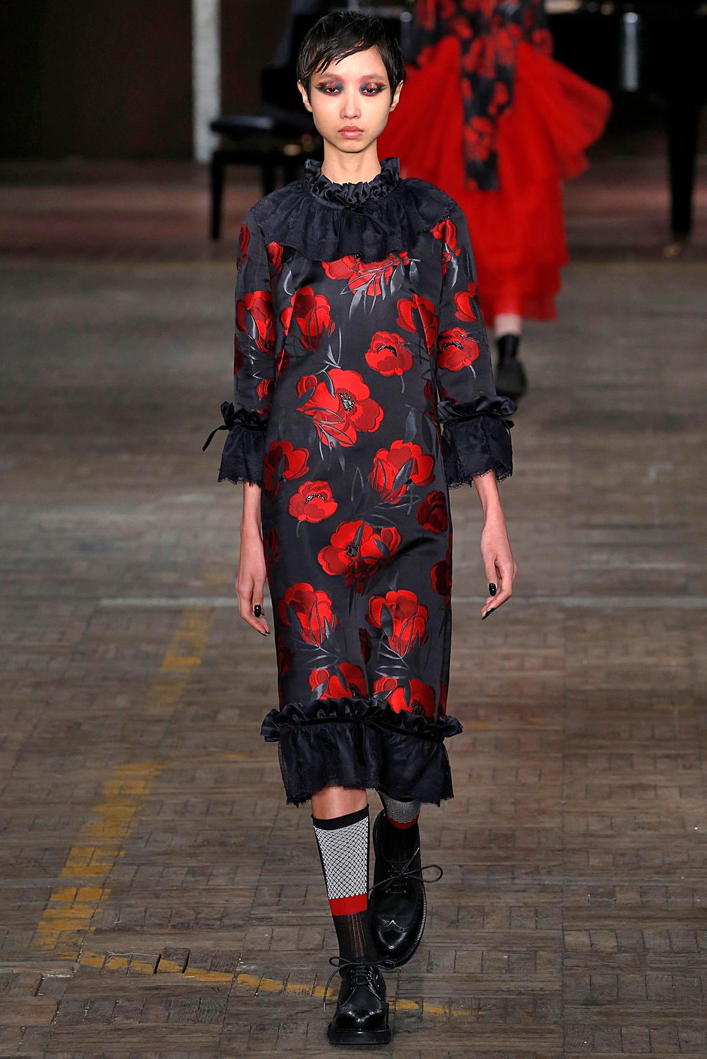 Fashion Week Milan Fall/Winter 2018 look 4 from the Antonio Marras collection 女装