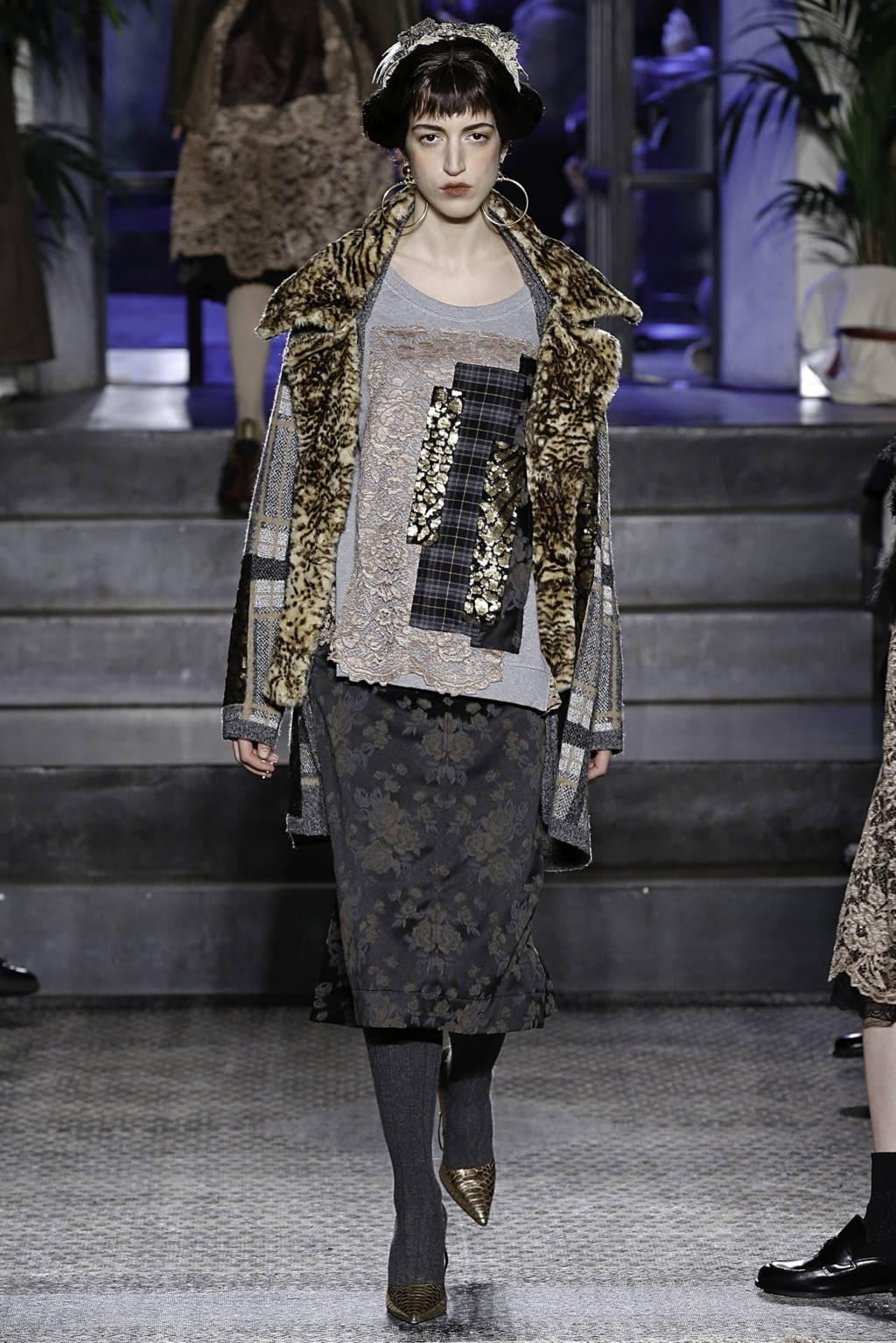 Fashion Week Milan Fall/Winter 2019 look 14 from the Antonio Marras collection 女装