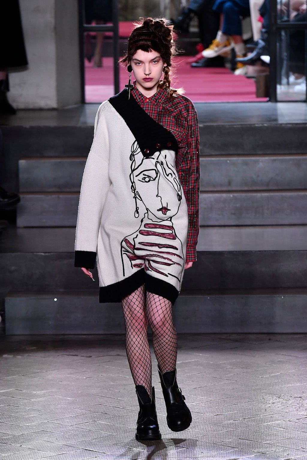 Fashion Week Milan Fall/Winter 2020 look 7 from the Antonio Marras collection 女装
