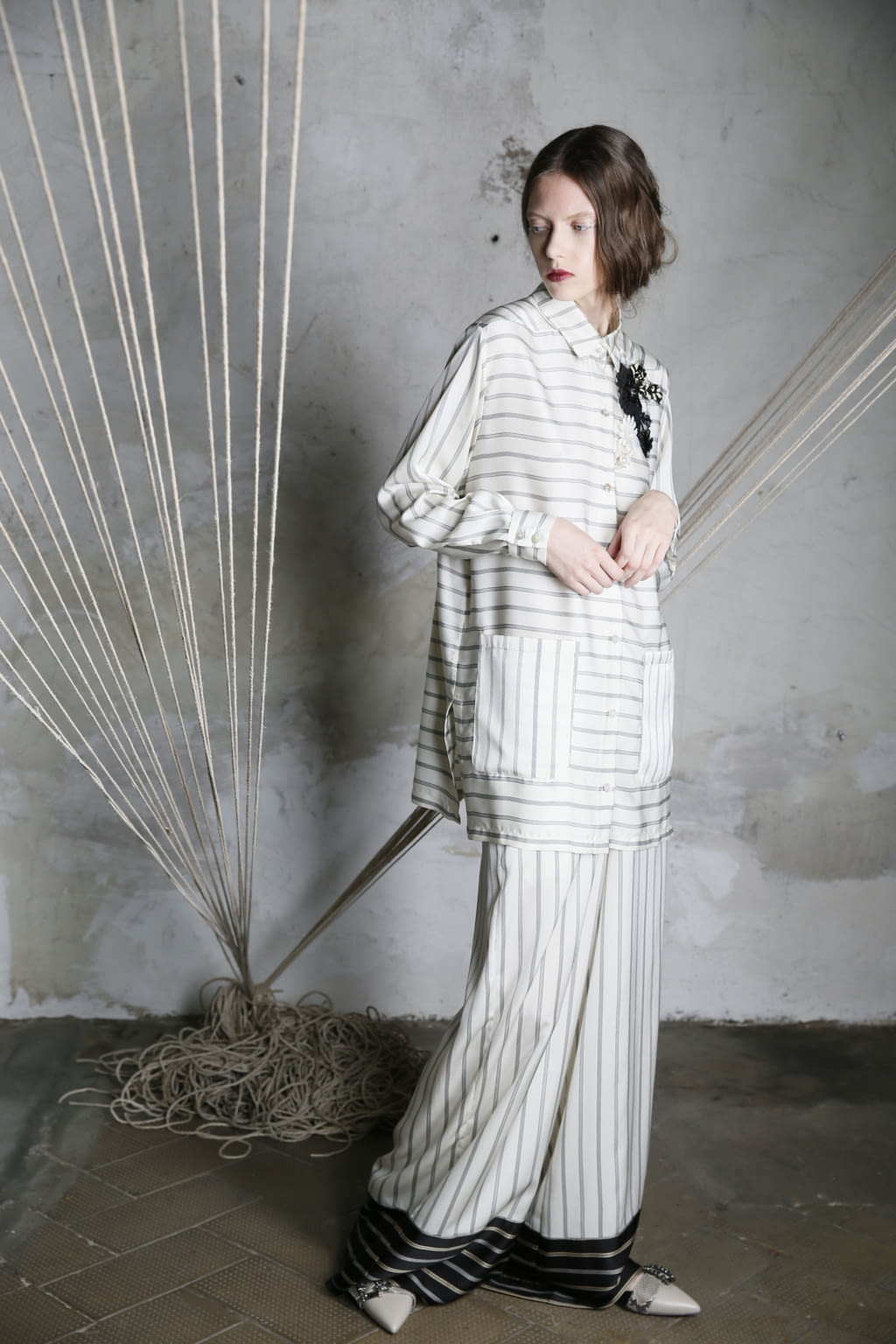 Fashion Week Milan Resort 2017 look 46 from the Antonio Marras collection womenswear