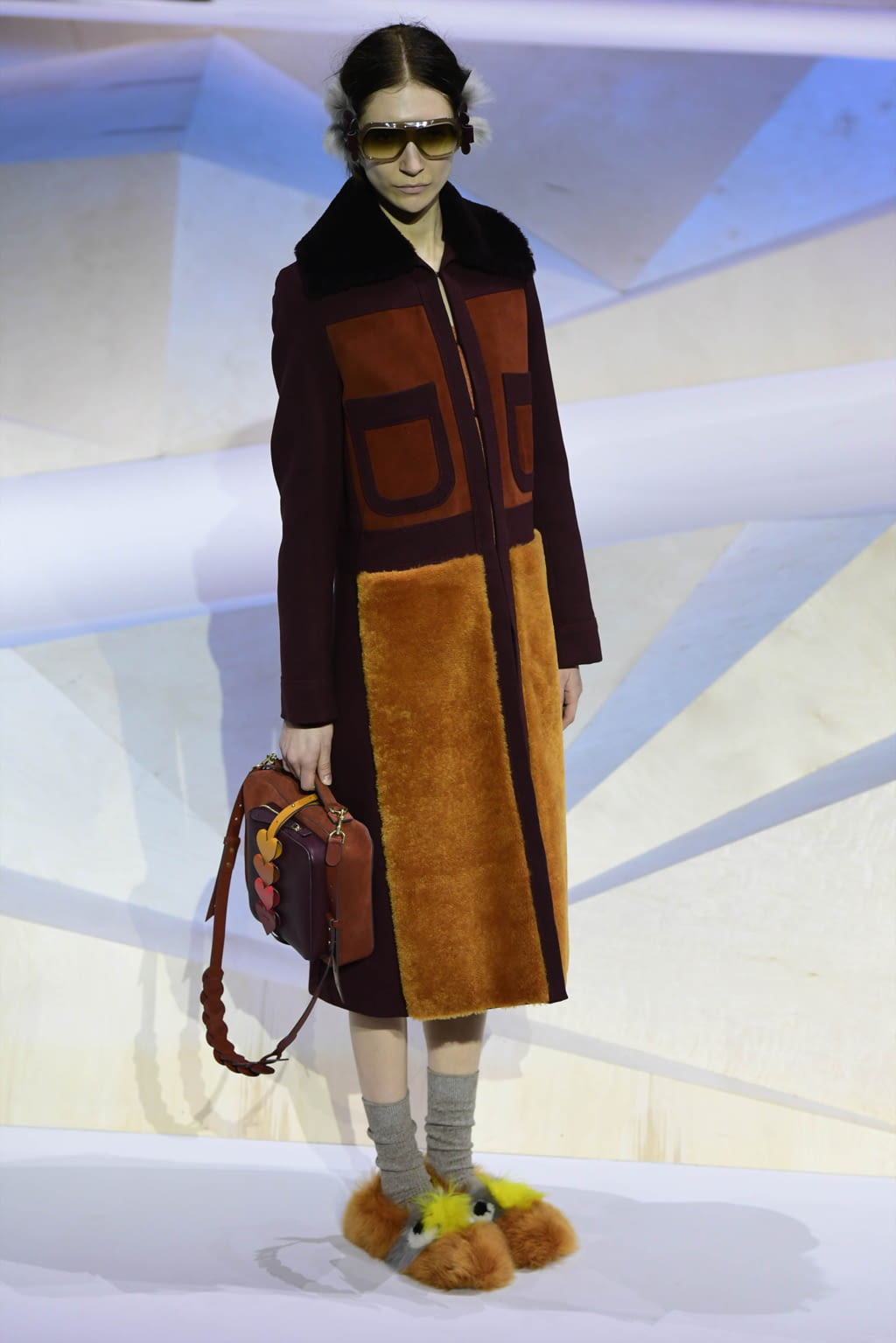 Fashion Week London Fall/Winter 2017 look 19 from the Anya Hindmarch collection womenswear
