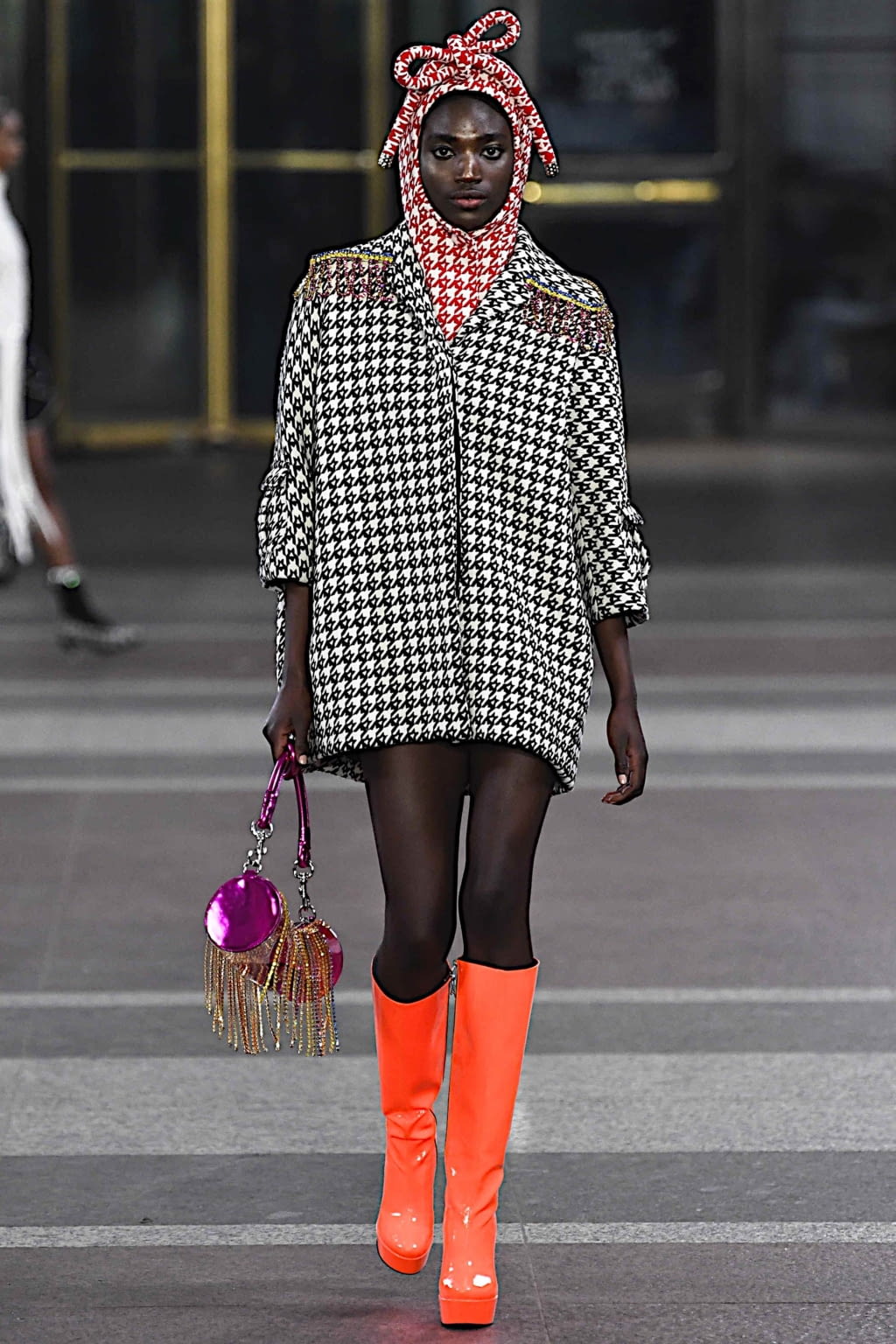 Fashion Week New York Fall/Winter 2019 look 8 from the Area collection 女装