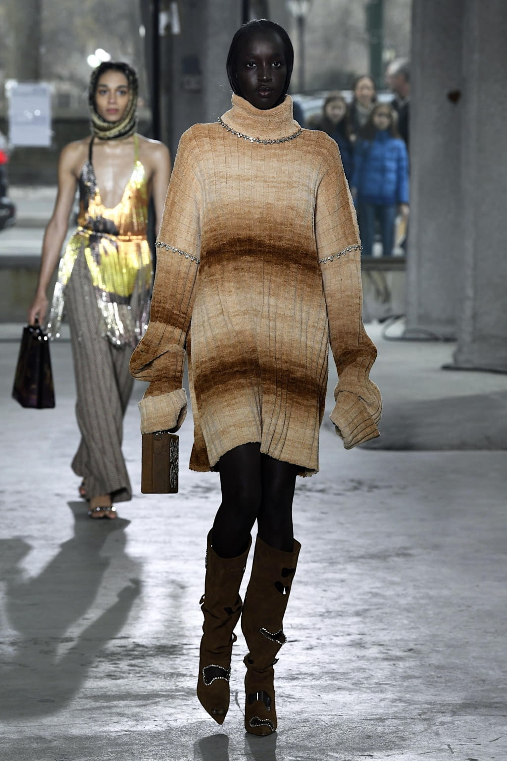 Fashion Week New York Fall/Winter 2020 look 4 from the Area collection 女装