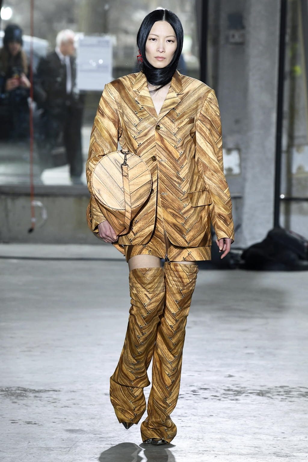 Fashion Week New York Fall/Winter 2020 look 12 from the Area collection 女装