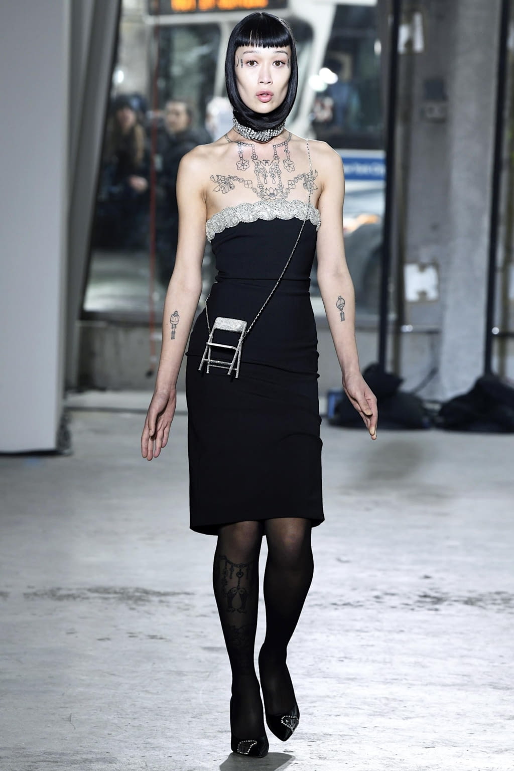 Fashion Week New York Fall/Winter 2020 look 15 from the Area collection womenswear