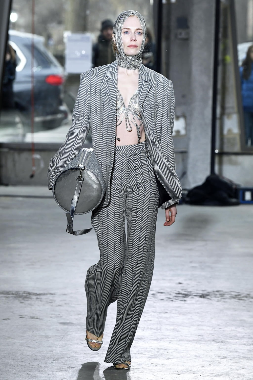 Fashion Week New York Fall/Winter 2020 look 23 from the Area collection 女装