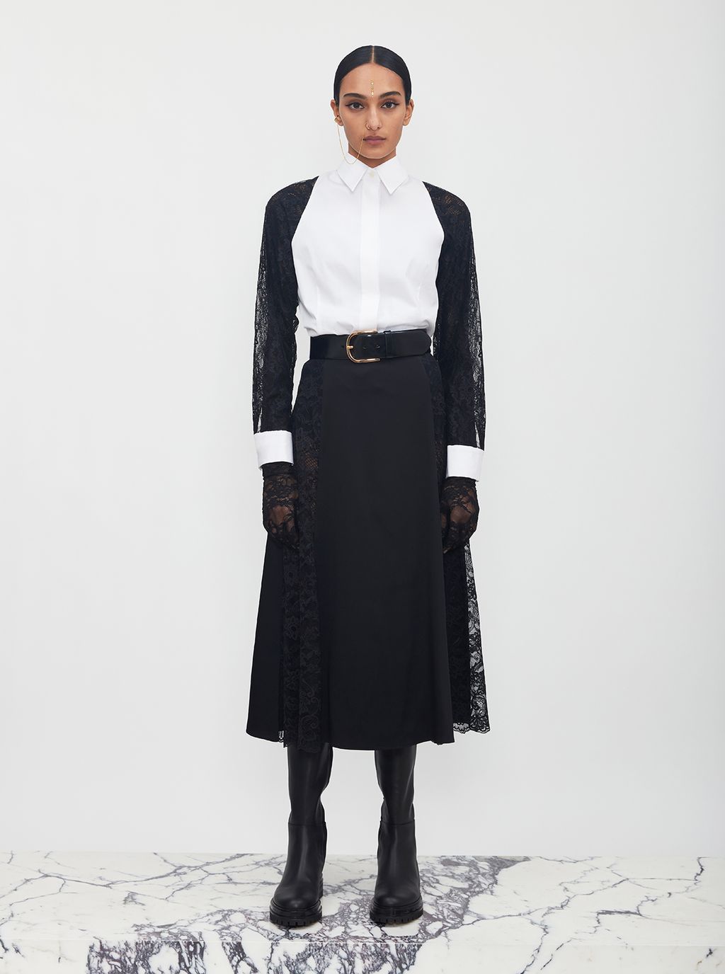 Fashion Week New York Fall/Winter 2023 look 1 de la collection Arias womenswear