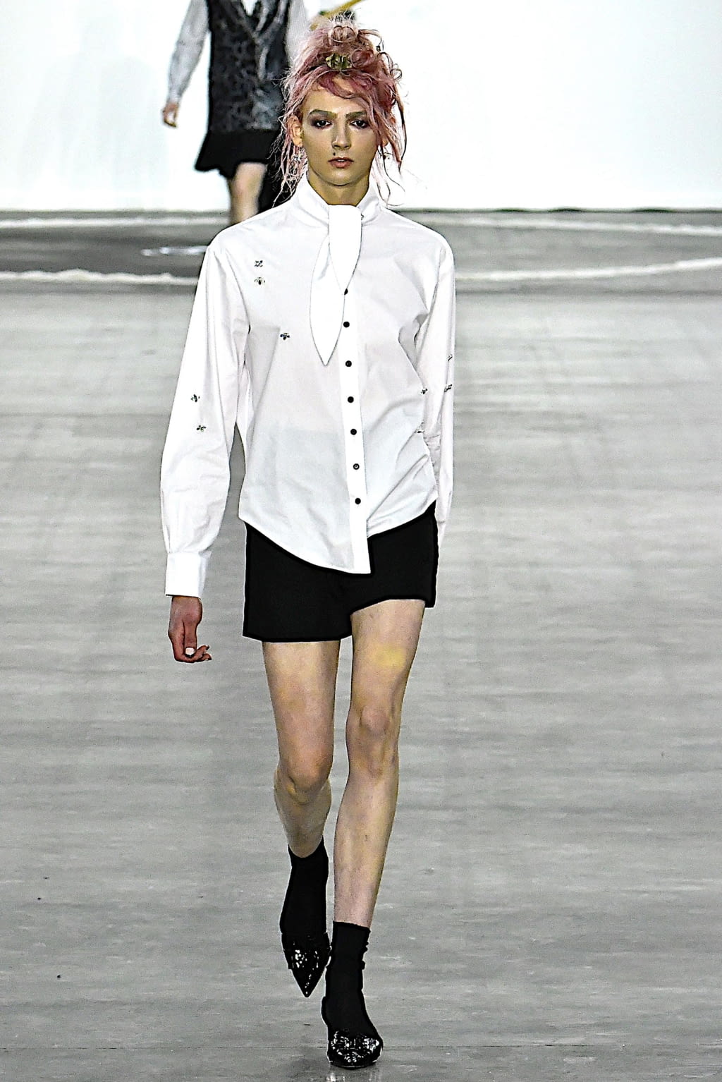Fashion Week London Spring/Summer 2020 look 7 from the Art School collection 男装