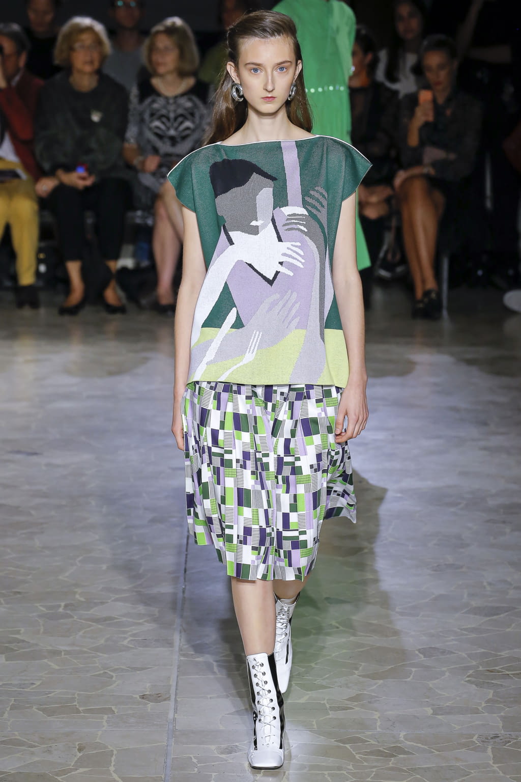 Fashion Week Milan Spring/Summer 2018 look 14 from the Arthur Arbesser collection 女装
