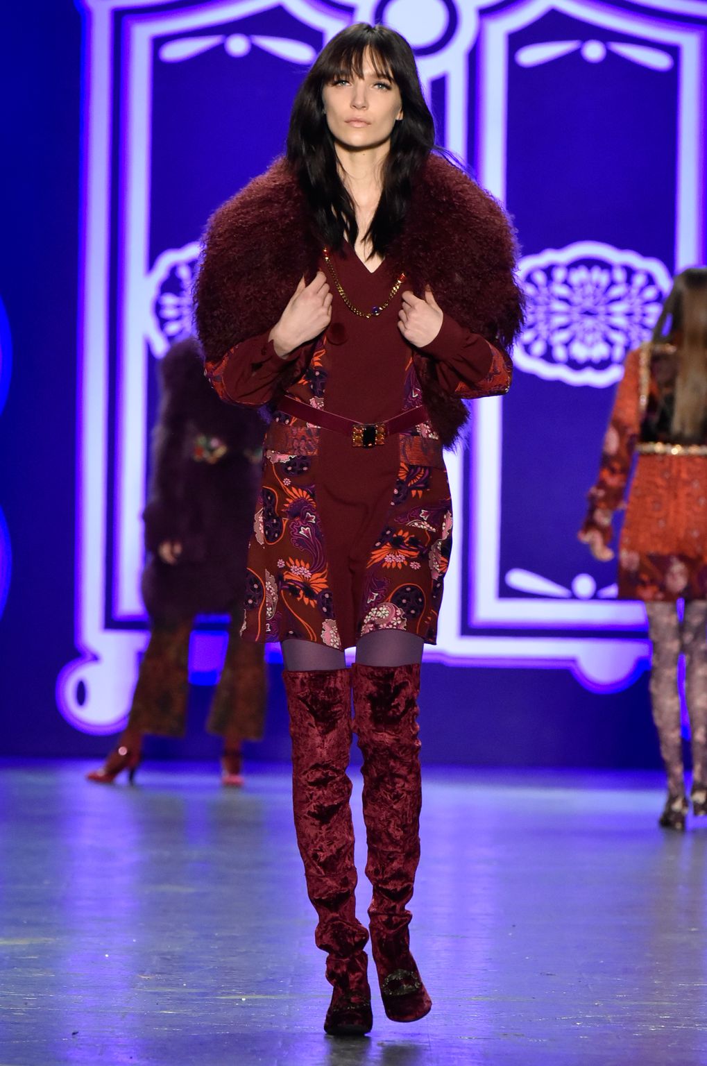 Fashion Week New York Fall/Winter 2016 look 5 de la collection Anna Sui womenswear