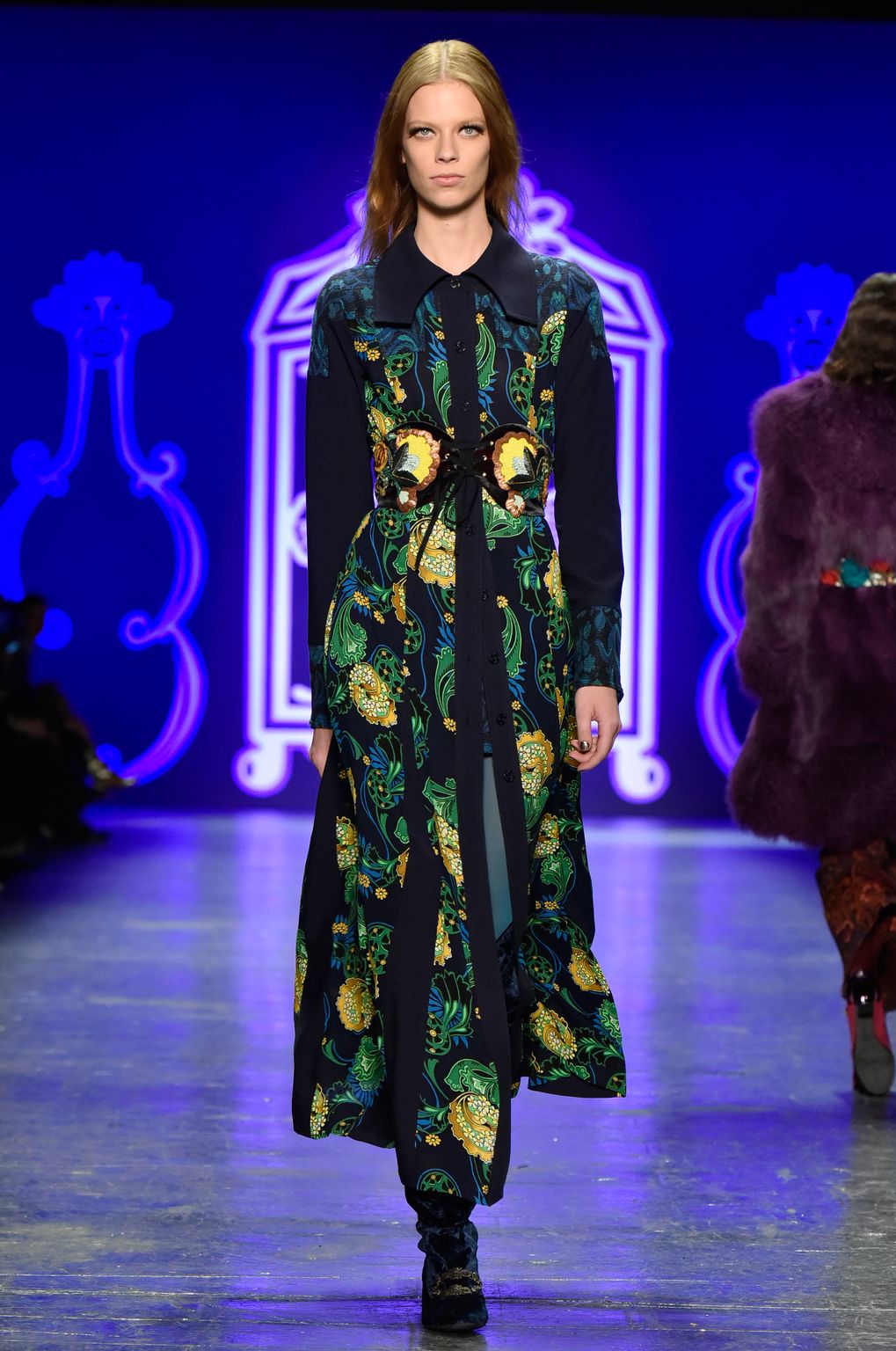 Fashion Week New York Fall/Winter 2016 look 7 de la collection Anna Sui womenswear