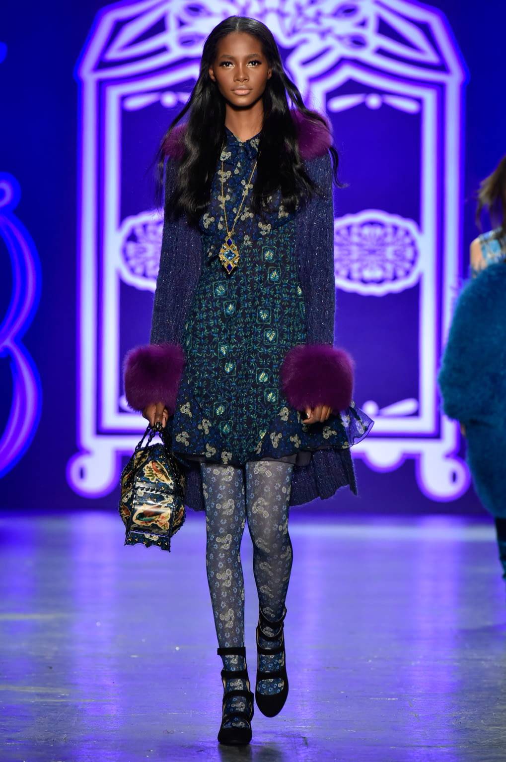 Fashion Week New York Fall/Winter 2016 look 11 from the Anna Sui collection womenswear