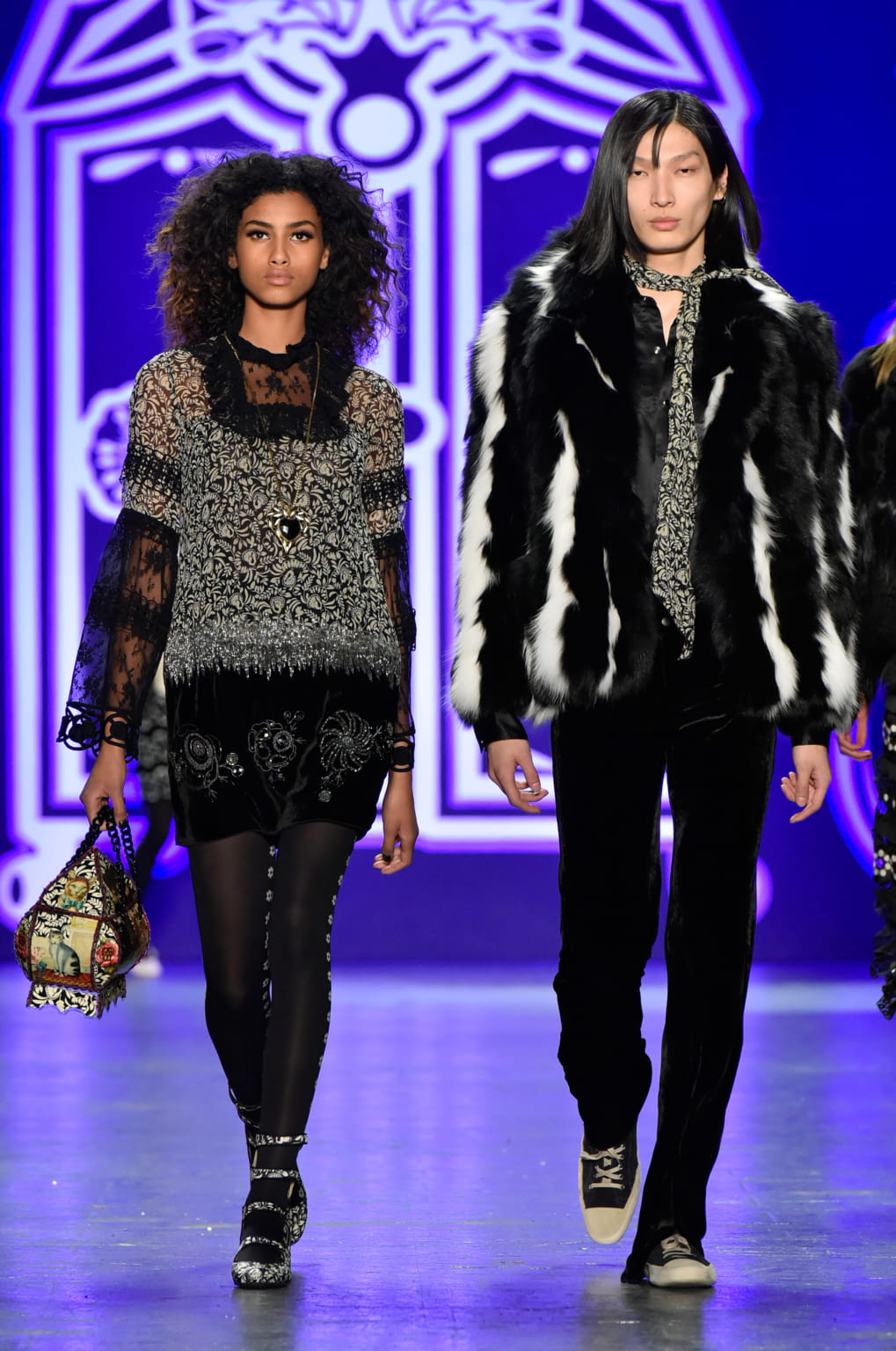Fashion Week New York Fall/Winter 2016 look 16 from the Anna Sui collection womenswear