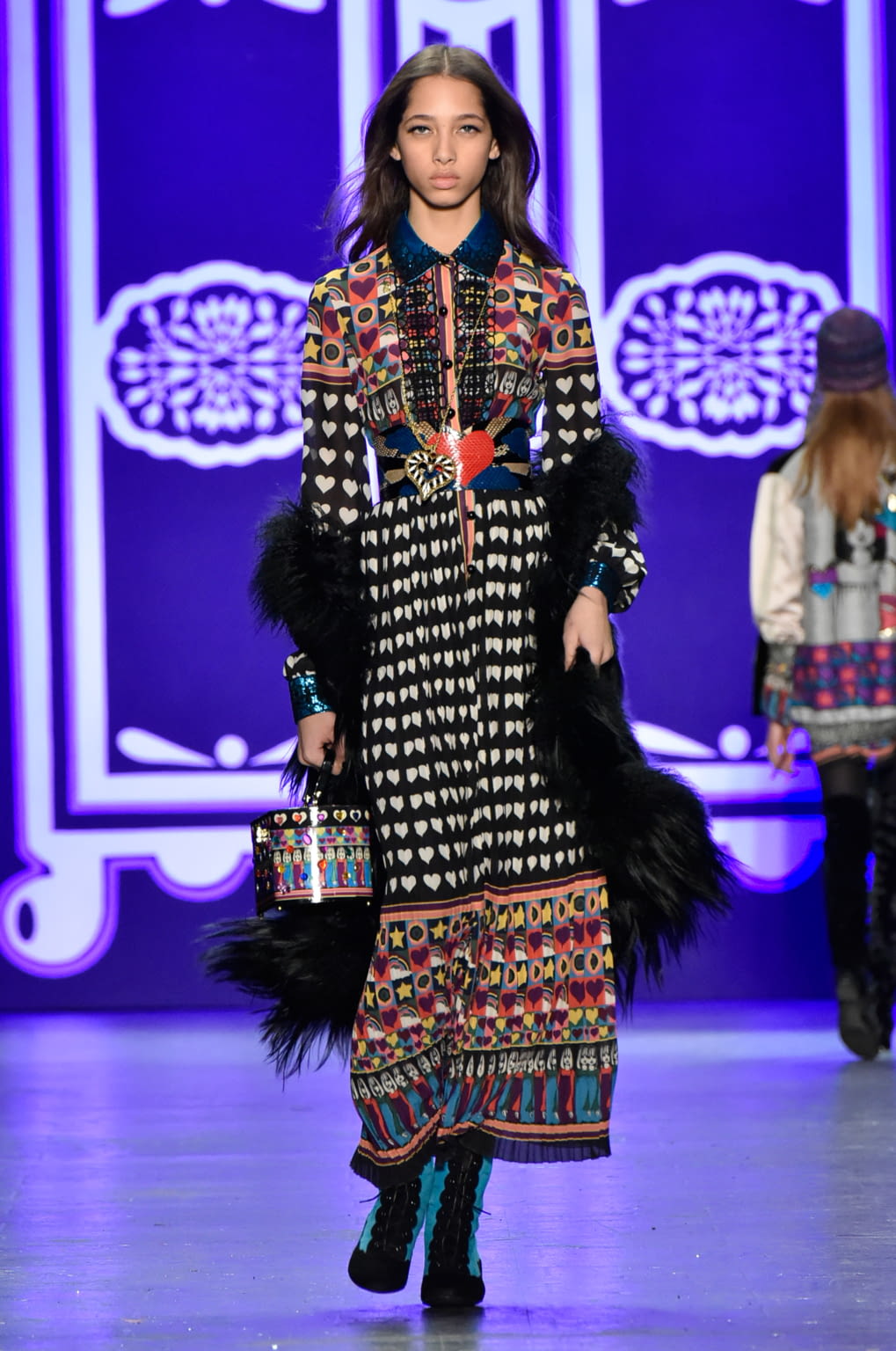 Fashion Week New York Fall/Winter 2016 look 22 from the Anna Sui collection womenswear