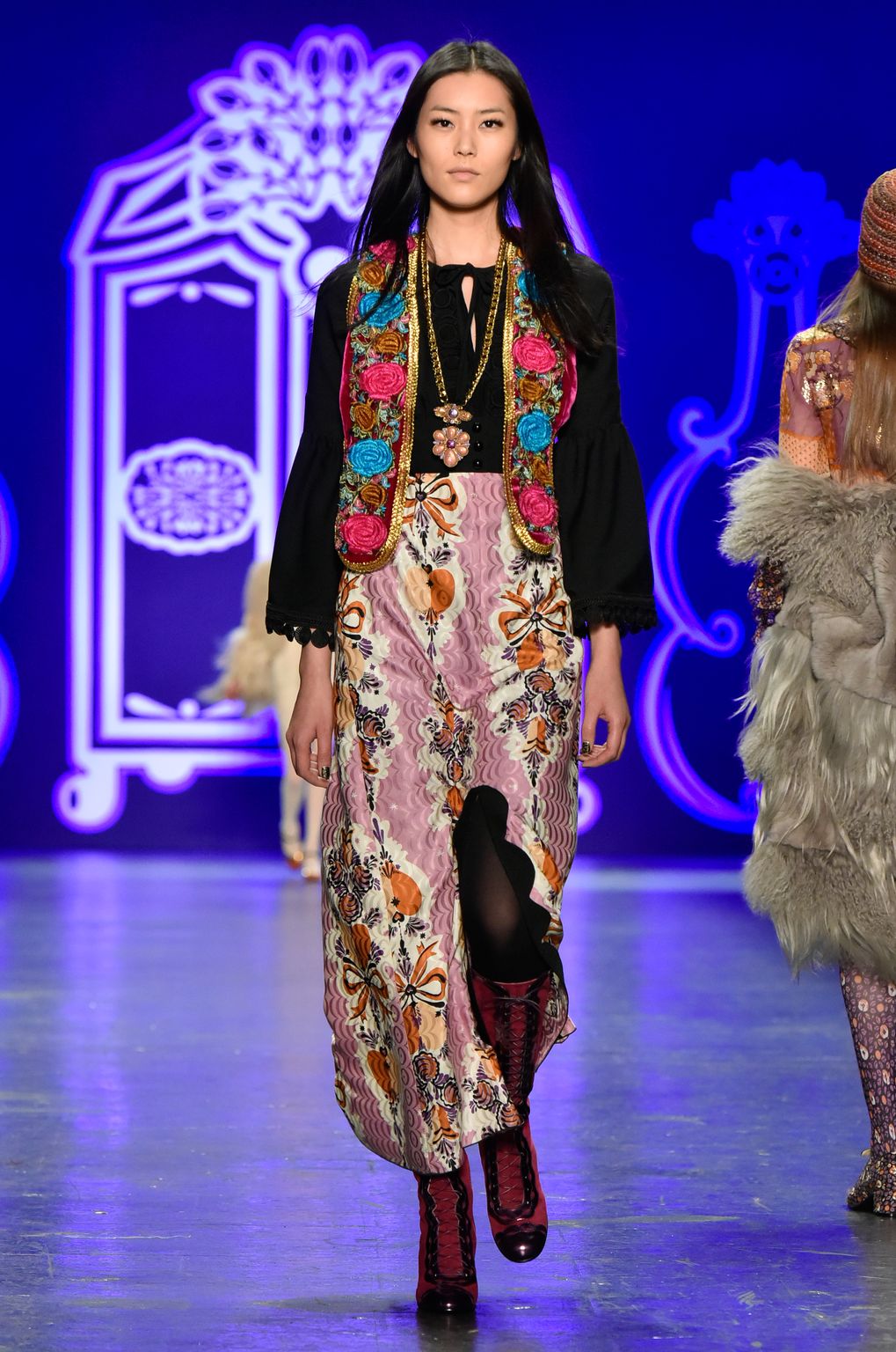 Fashion Week New York Fall/Winter 2016 look 44 de la collection Anna Sui womenswear