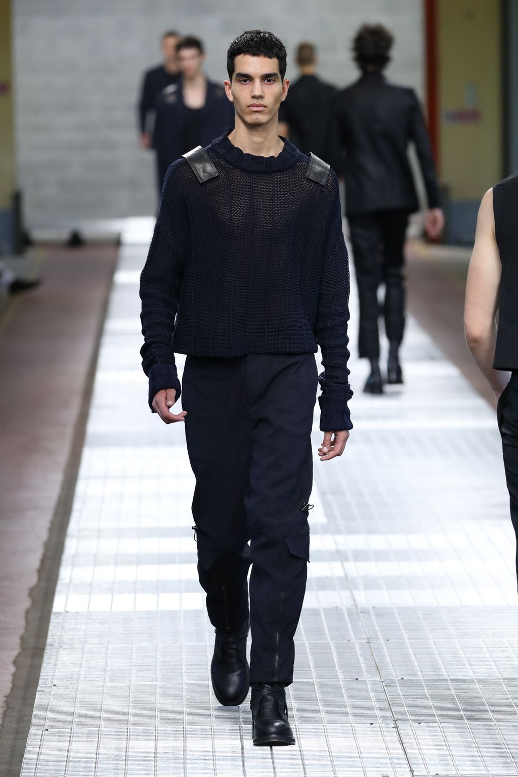 Fashion Week Milan Spring/Summer 2018 look 5 from the Dirk Bikkembergs collection menswear