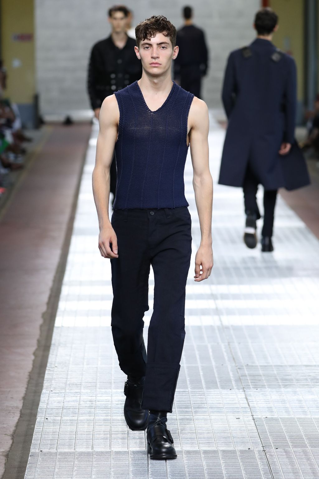 Fashion Week Milan Spring/Summer 2018 look 8 from the Dirk Bikkembergs collection 男装