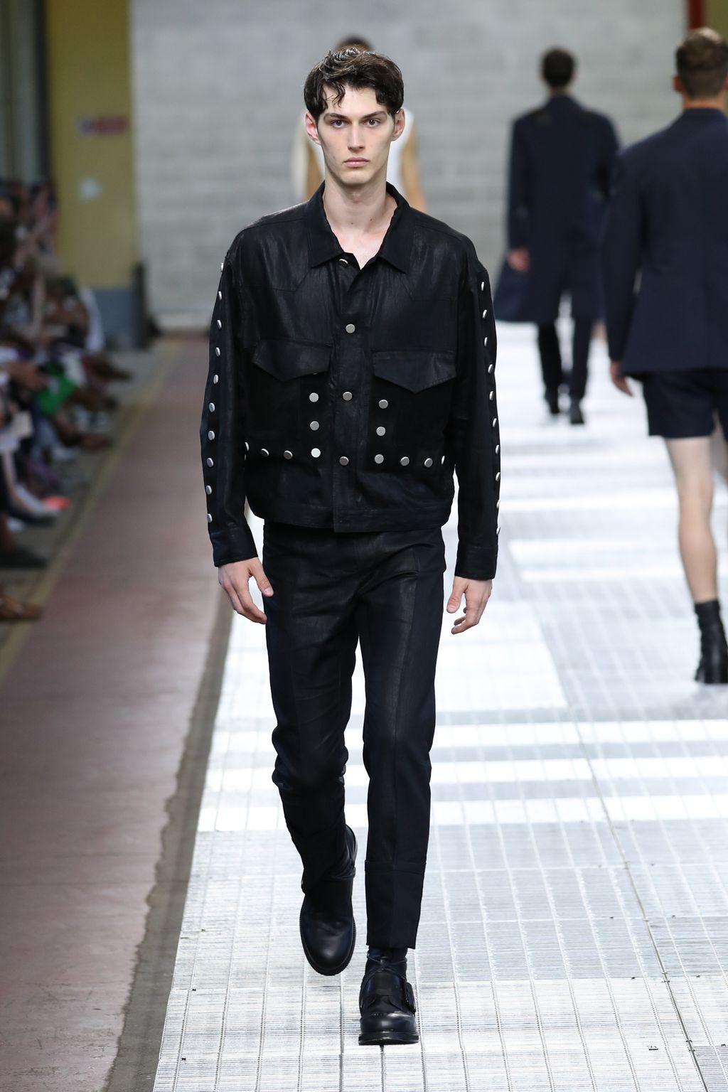 Fashion Week Milan Spring/Summer 2018 look 9 from the Dirk Bikkembergs collection menswear