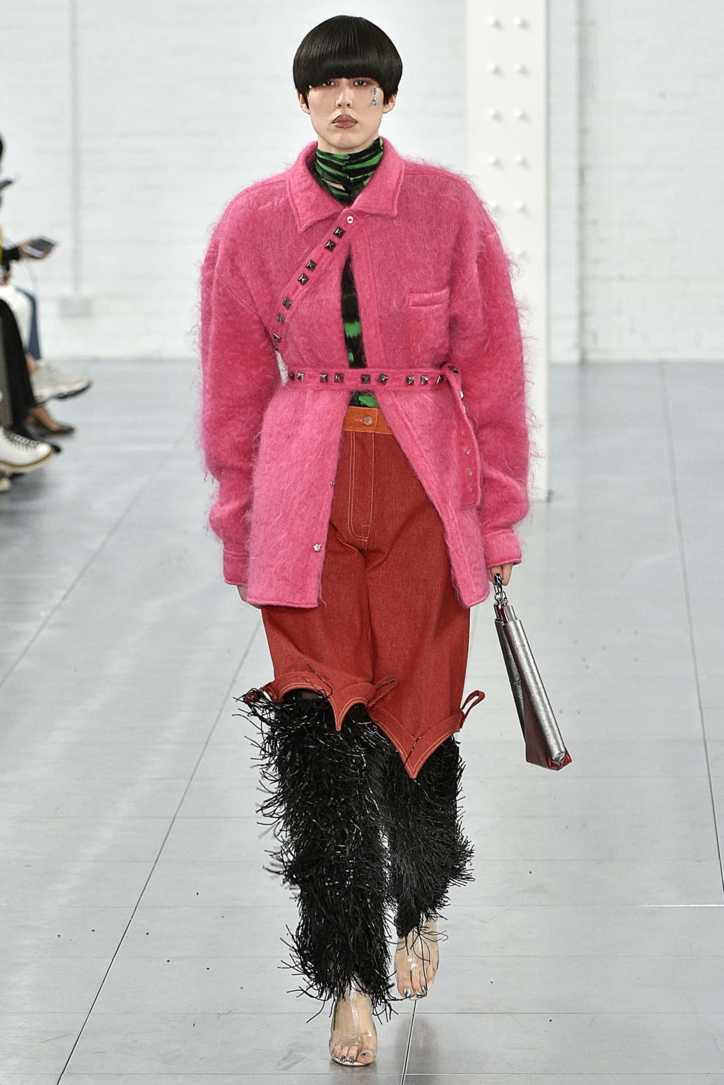 Fashion Week London Fall/Winter 2018 look 14 from the Fashion East collection womenswear