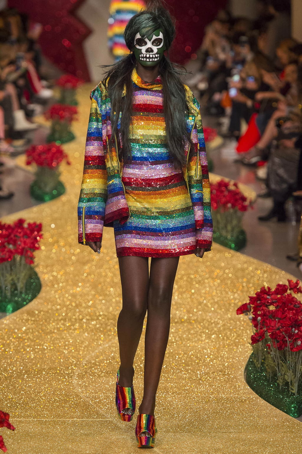 Fashion Week London Fall/Winter 2017 look 1 from the Ashish collection 女装