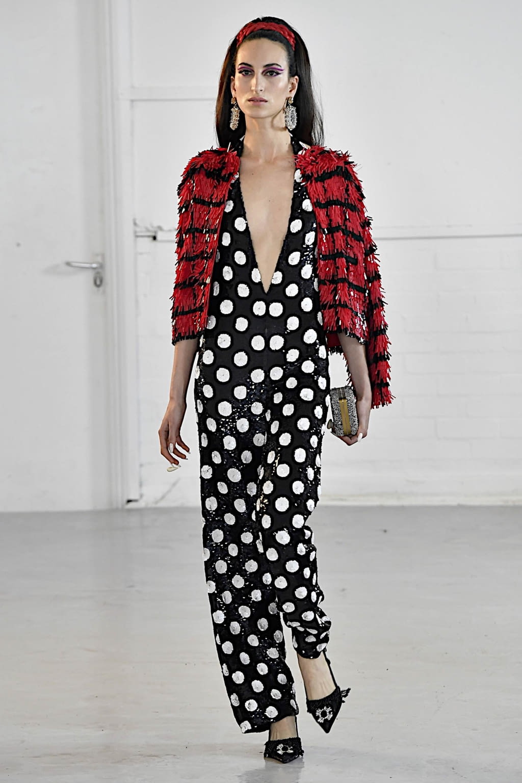 Fashion Week London Fall/Winter 2020 look 10 de la collection Ashish womenswear