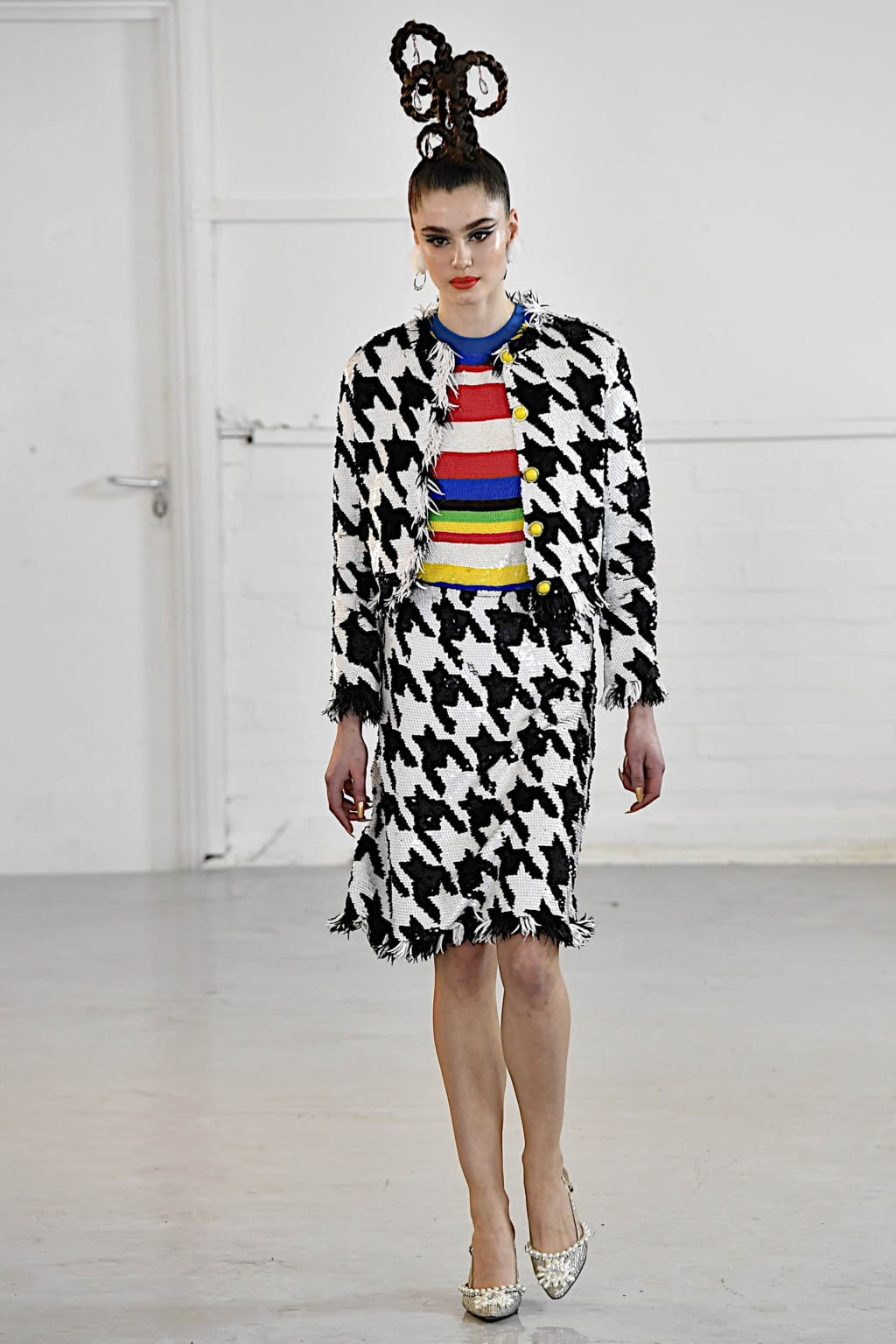 Fashion Week London Fall/Winter 2020 look 19 de la collection Ashish womenswear
