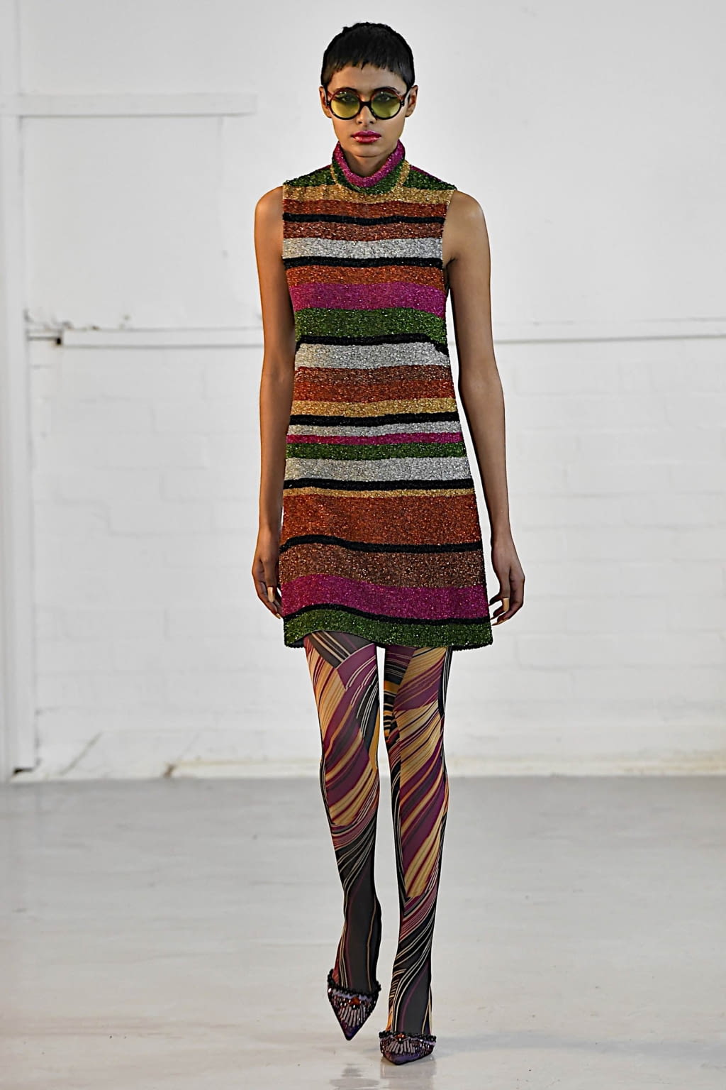 Fashion Week London Fall/Winter 2020 look 20 de la collection Ashish womenswear