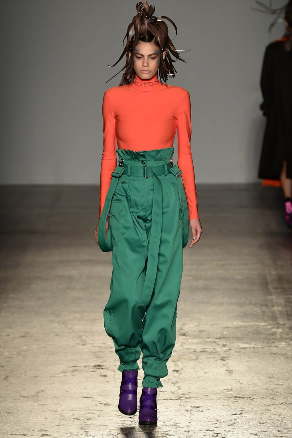 Fashion Week Milan Fall/Winter 2017 look 12 from the Atsushi Nakashima collection womenswear