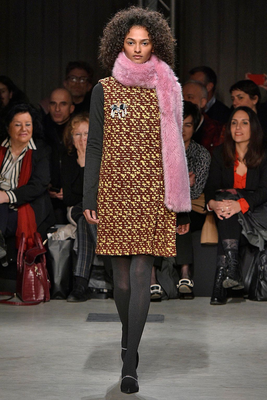 Fashion Week Milan Fall/Winter 2018 look 13 from the Au Jour Le Jour collection womenswear