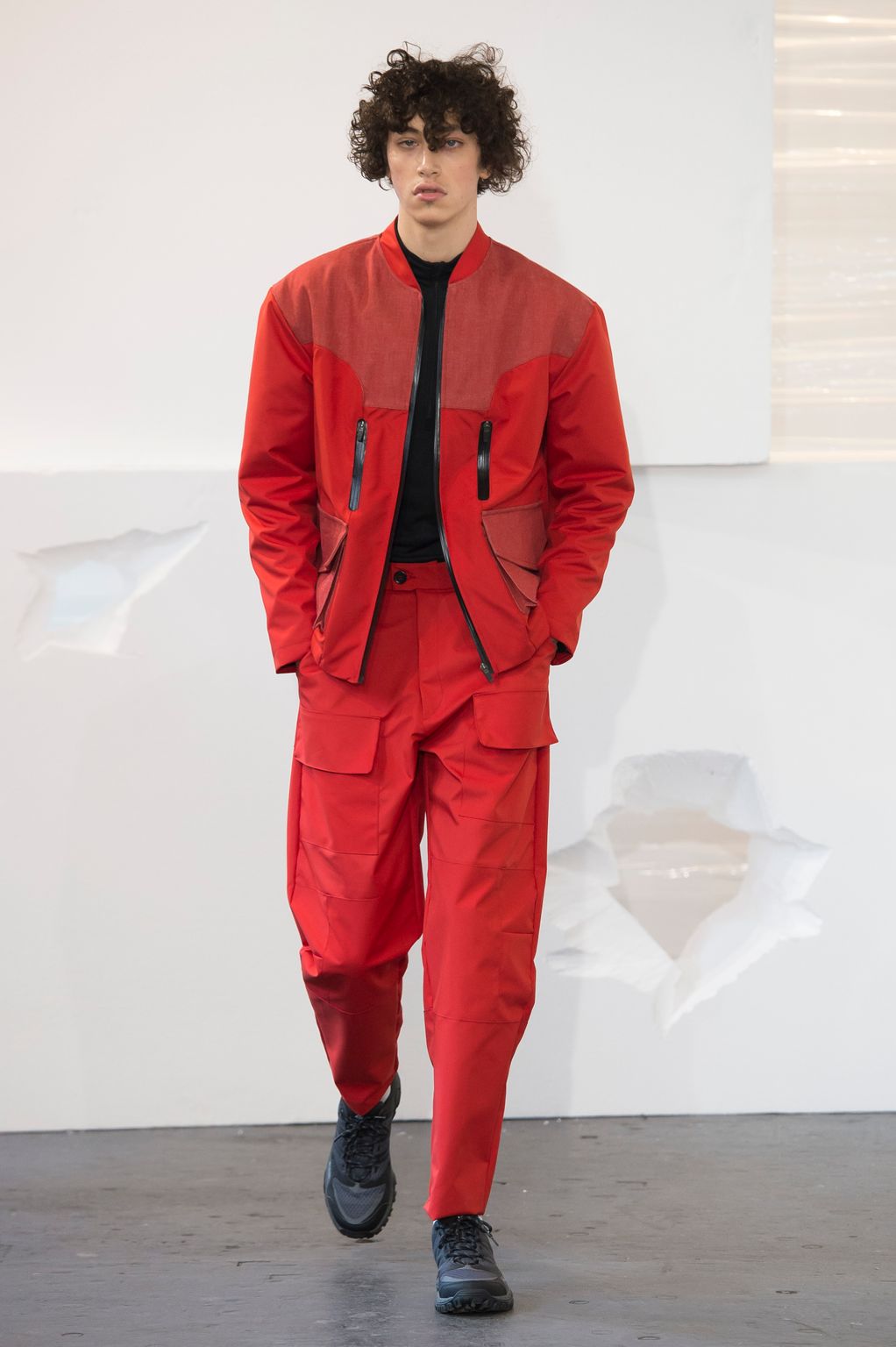 Fashion Week Paris Fall/Winter 2017 look 14 from the Avoc collection menswear