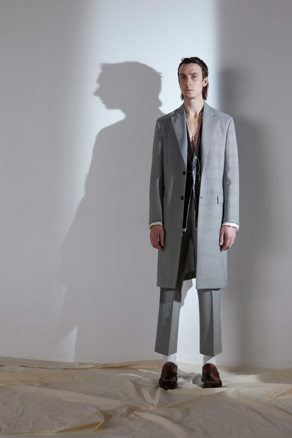 Fashion Week Paris Fall/Winter 2017 look 1 from the Maison Margiela collection 男装