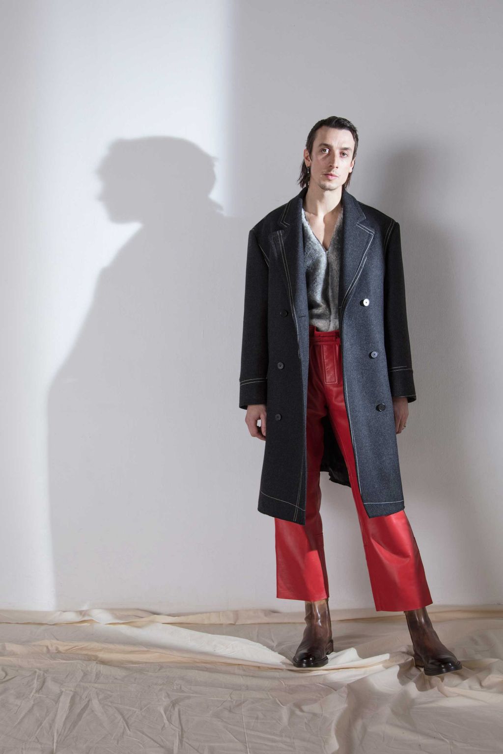 Fashion Week Paris Fall/Winter 2017 look 15 from the Maison Margiela collection menswear