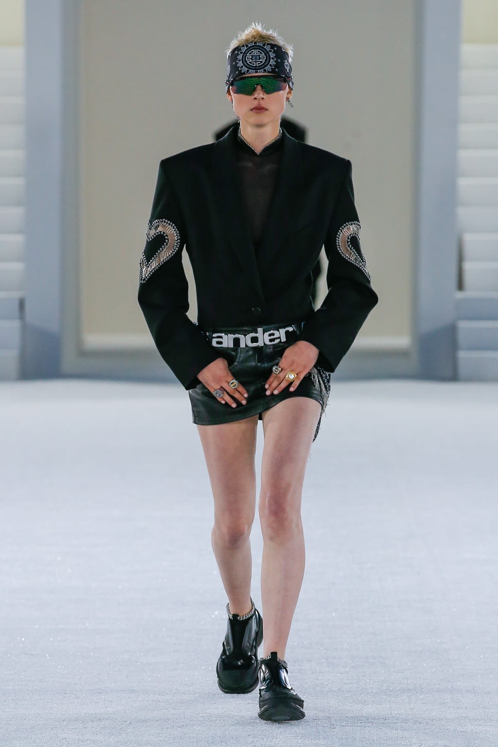 Fashion Week New York Spring/Summer 2019 look 1 from the Alexander Wang collection womenswear