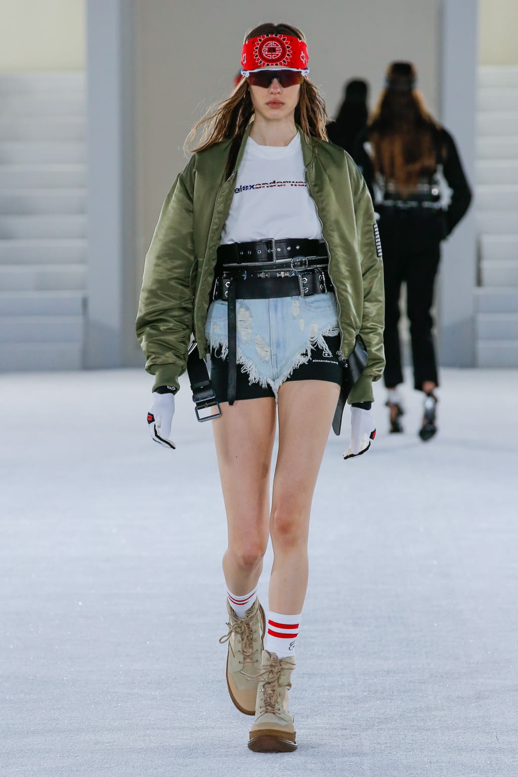 Fashion Week New York Spring/Summer 2019 look 21 from the Alexander Wang collection 女装