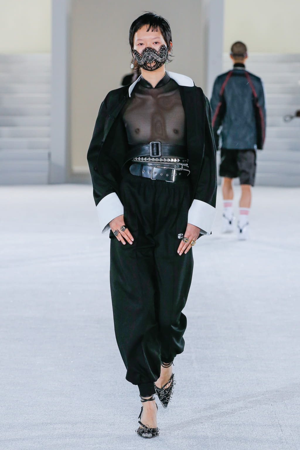 Fashion Week New York Spring/Summer 2019 look 45 from the Alexander Wang collection womenswear