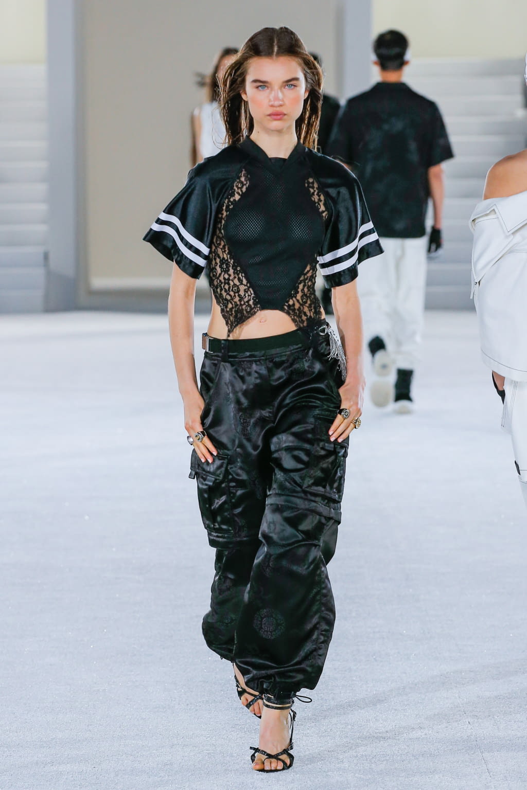 Fashion Week New York Spring/Summer 2019 look 50 from the Alexander Wang collection womenswear