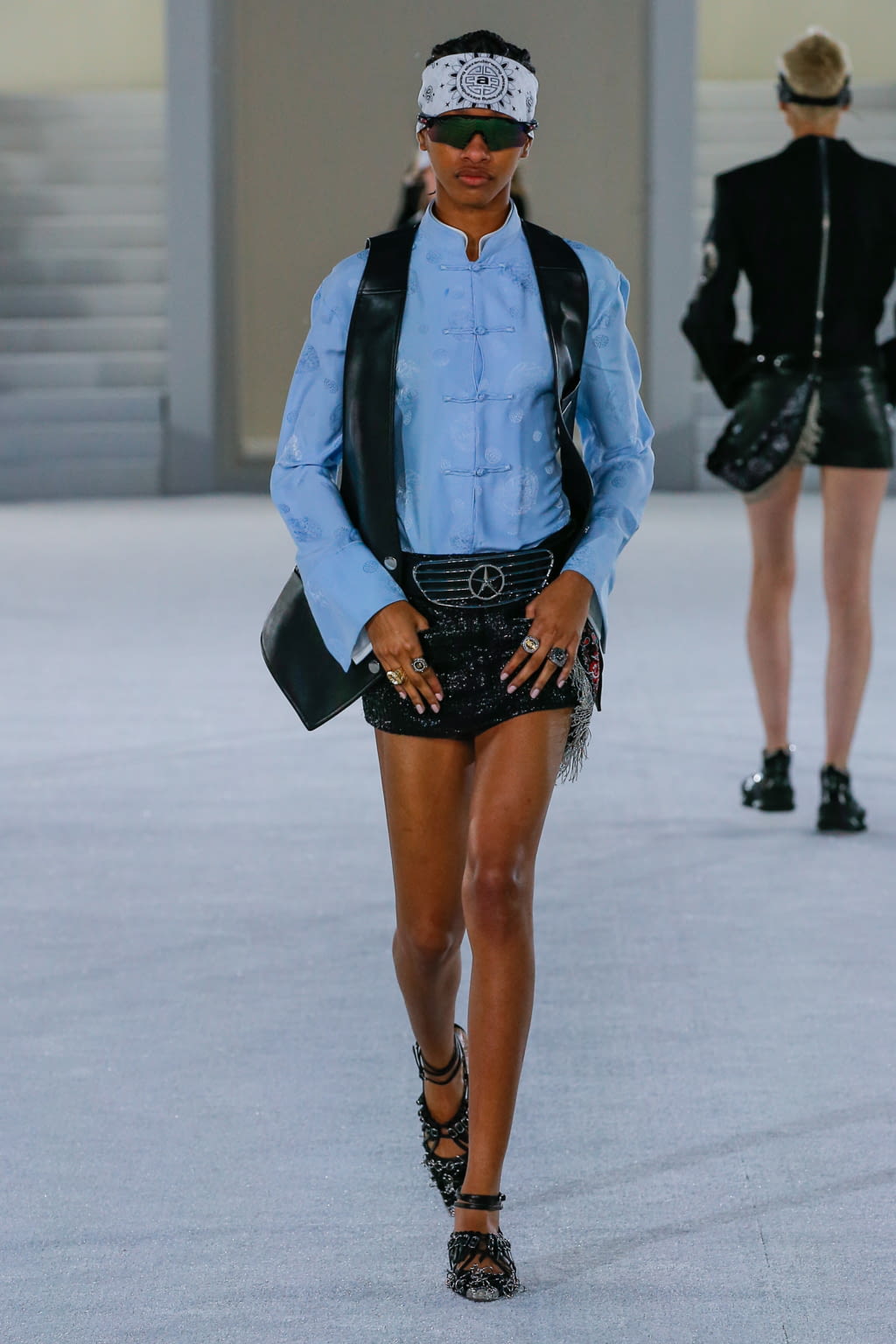 Fashion Week New York Spring/Summer 2019 look 7 from the Alexander Wang collection 女装