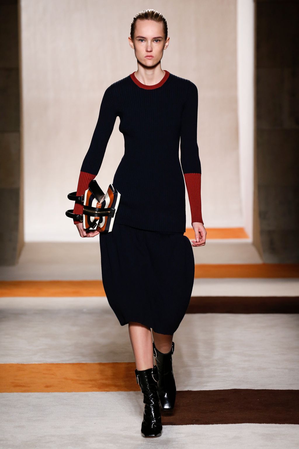 Fashion Week New York Fall/Winter 2016 look 9 from the Victoria Beckham collection womenswear