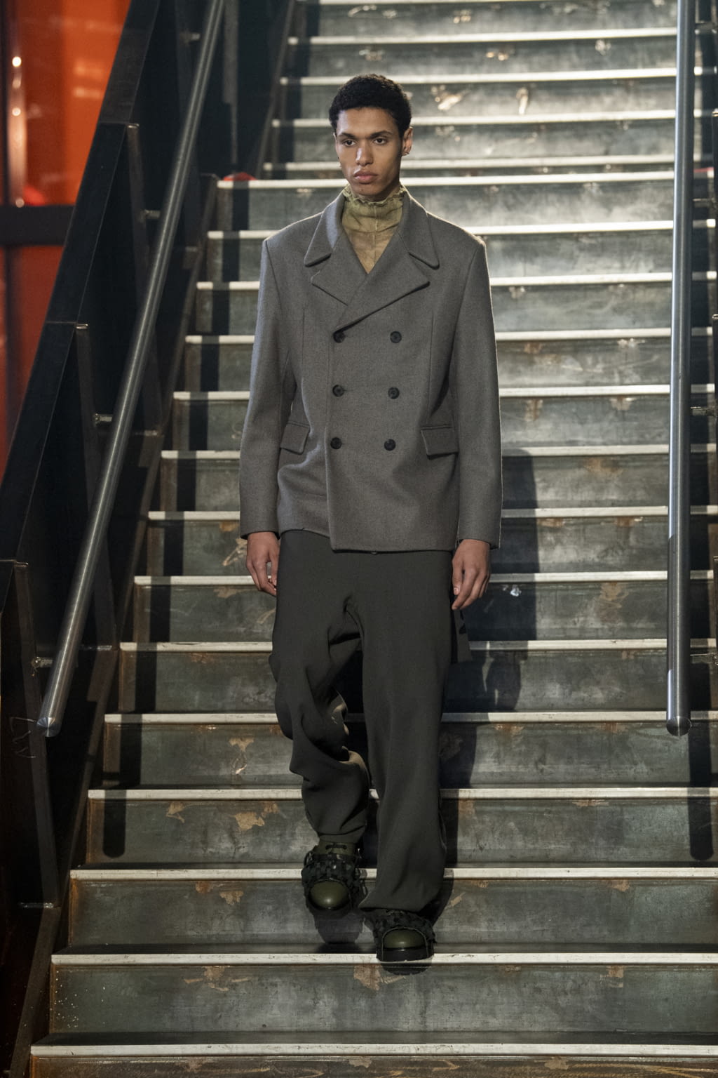 Fashion Week London Fall/Winter 2021 look 16 from the Qasimi collection 男装