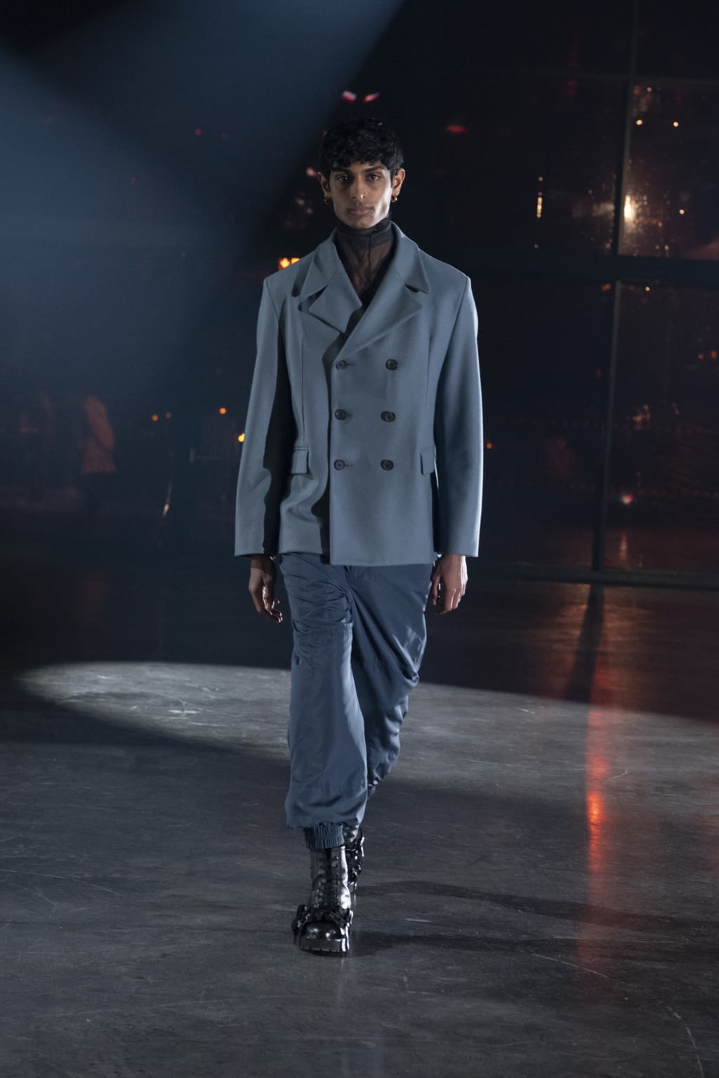Fashion Week London Fall/Winter 2021 look 18 from the Qasimi collection 男装