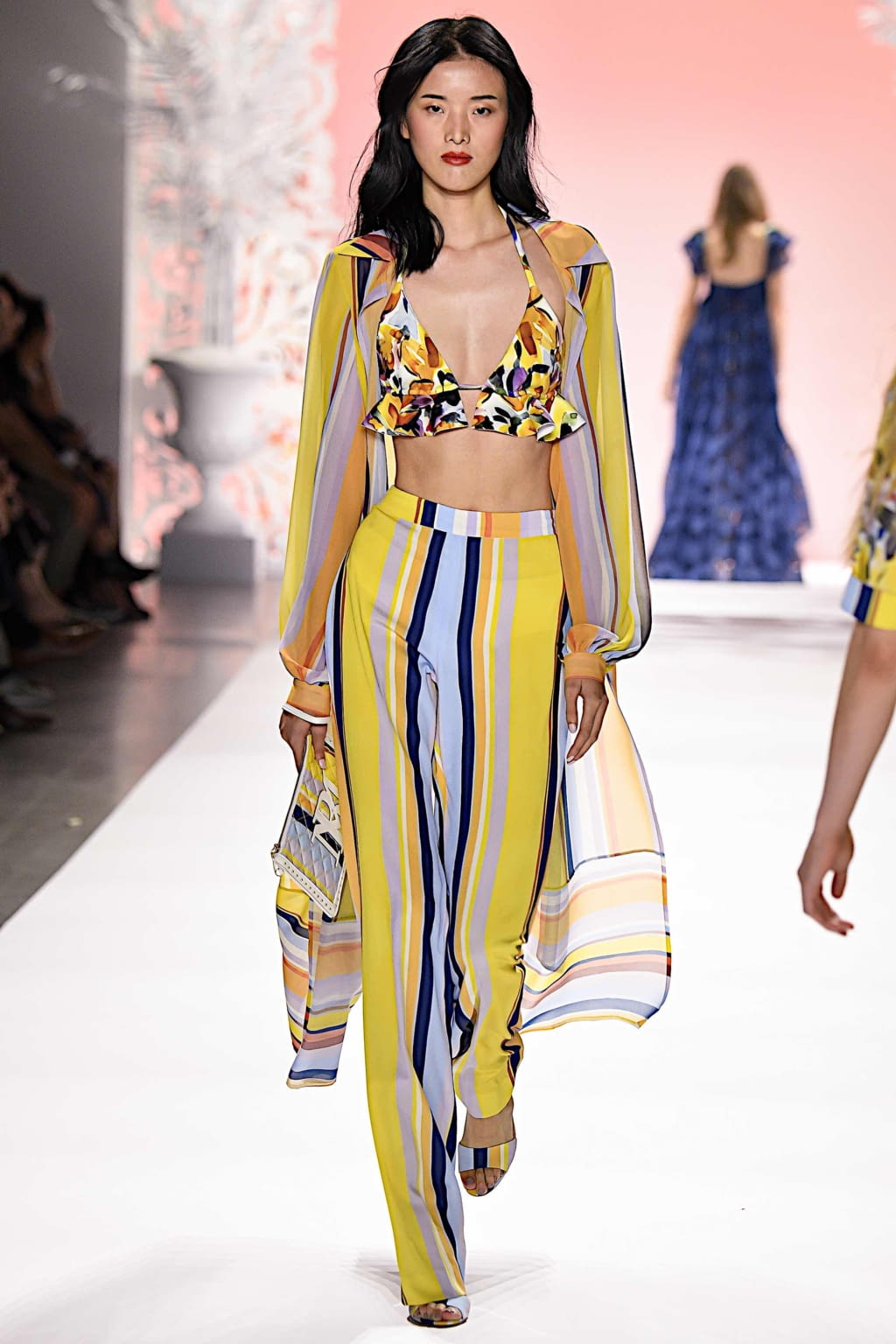 Fashion Week New York Spring/Summer 2020 look 32 from the Badgley Mischka collection womenswear