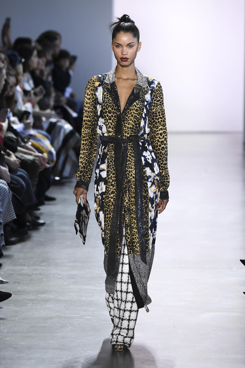 Fashion Week New York Fall/Winter 2020 look 11 from the Badgley Mischka collection womenswear