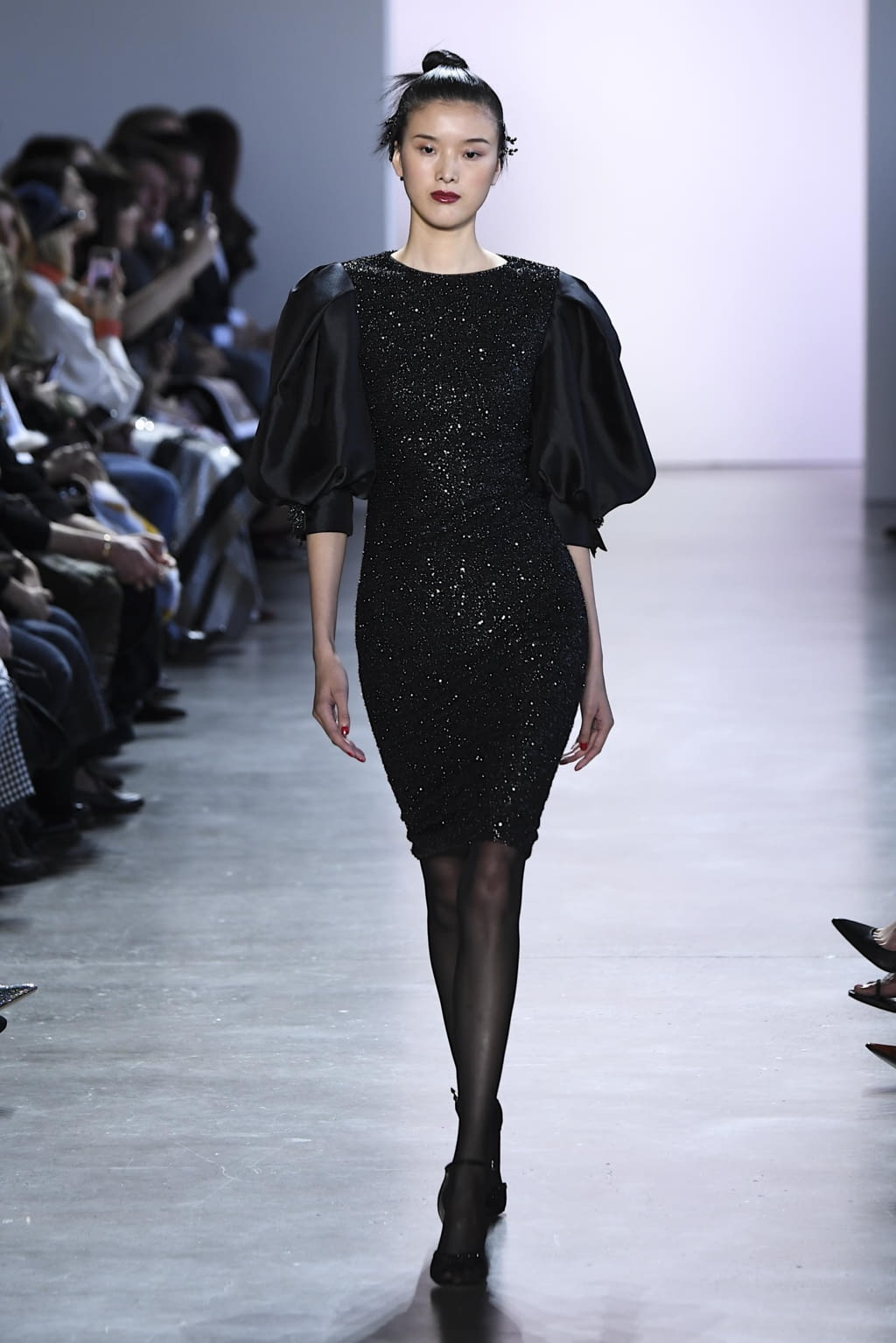 Fashion Week New York Fall/Winter 2020 look 24 from the Badgley Mischka collection womenswear